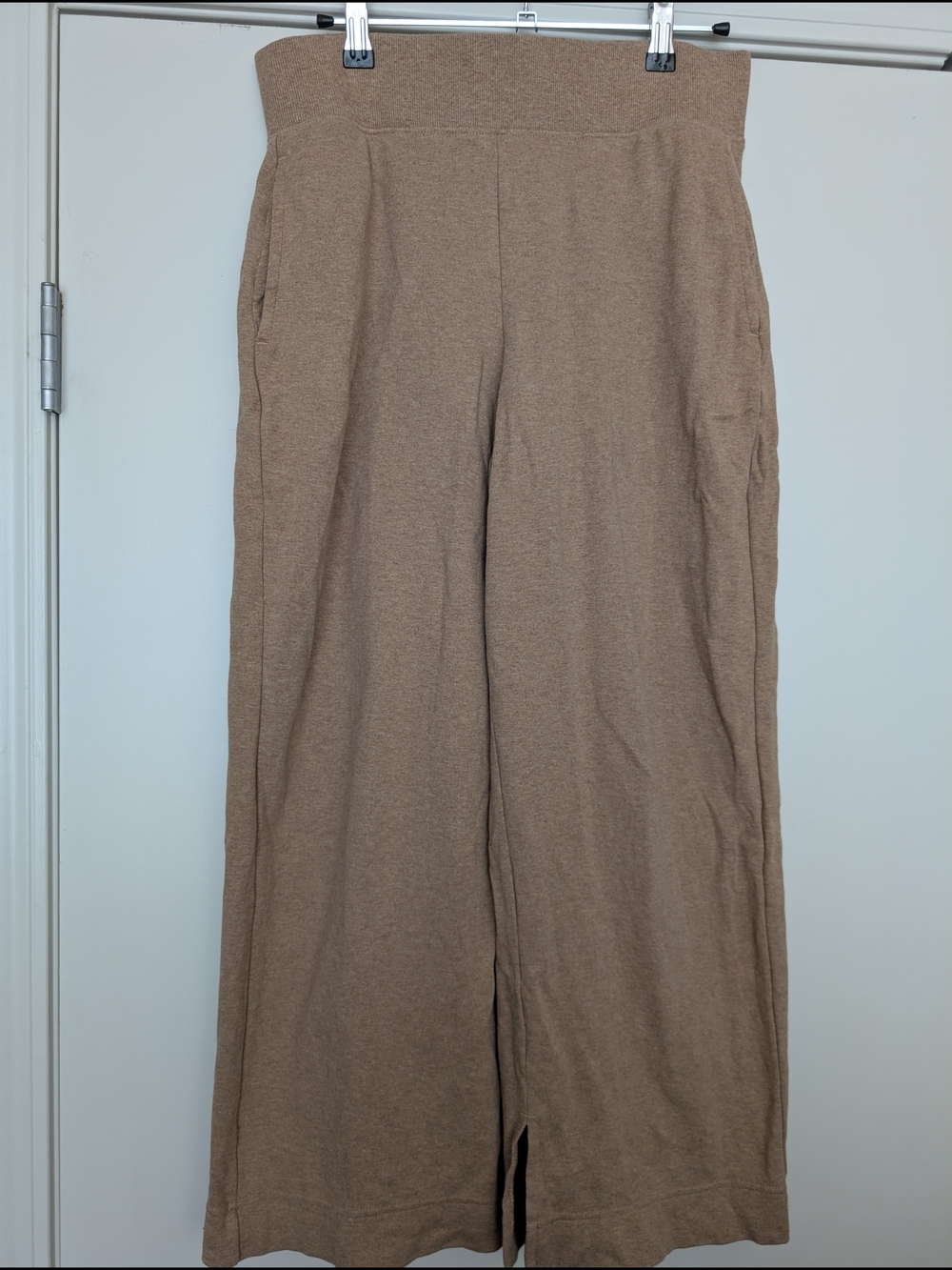 Pact Airplane Wide Leg Women's Pants in Sesame Size Medium